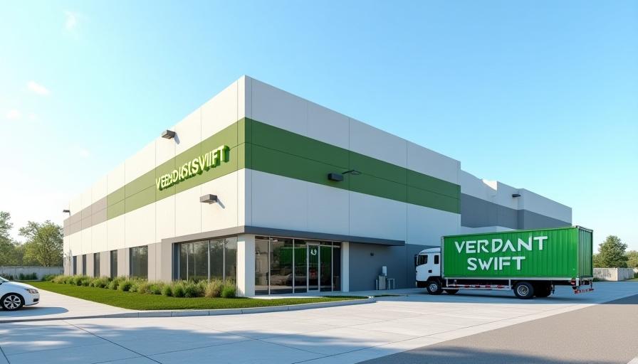 Exterior view of the Verdant Swift warehouse in Queens